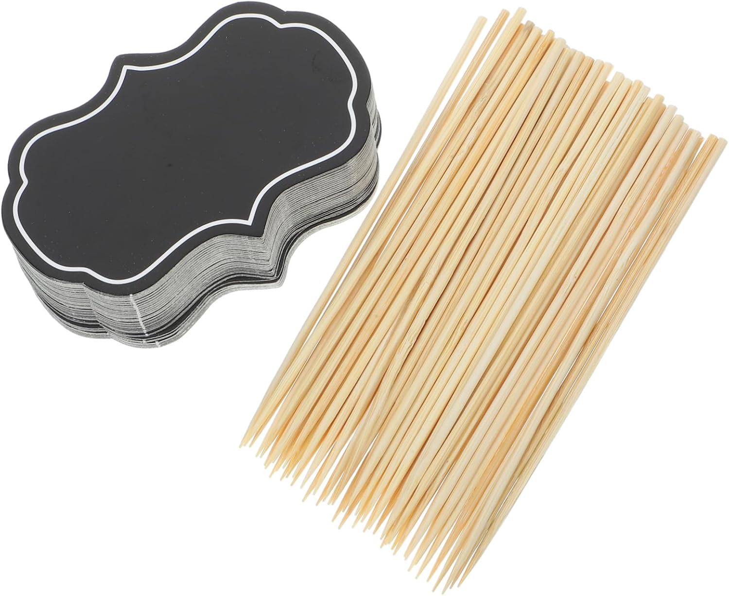 50pcs Writable Buffet Food Labels Picks for Cake and Cupcake