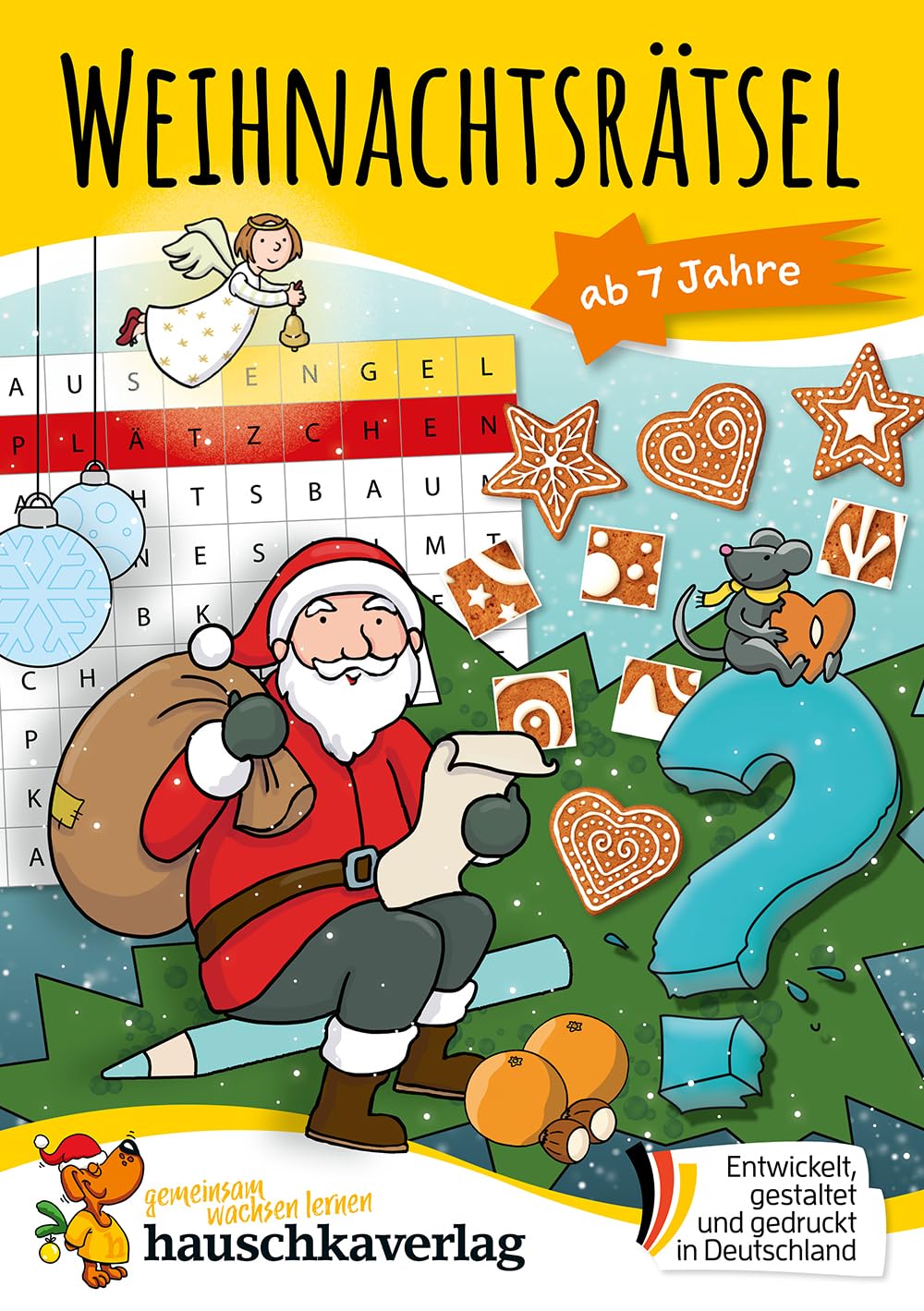 Hauschka Verlag Gmbh Weihnachtsrätsel – Rätselblock Ab 7 Jahre: Nikolaus-Geschenke Kinder, Kleinigkeiten & Kleine Geschenke Für Adventskalender, Weihnachten, & Beschäftigung Für Weihnachten, Band 371)