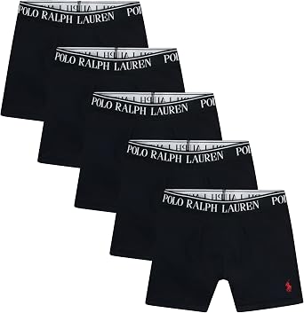 POLO RALPH LAUREN Boys Multi-pack Boxer Briefs