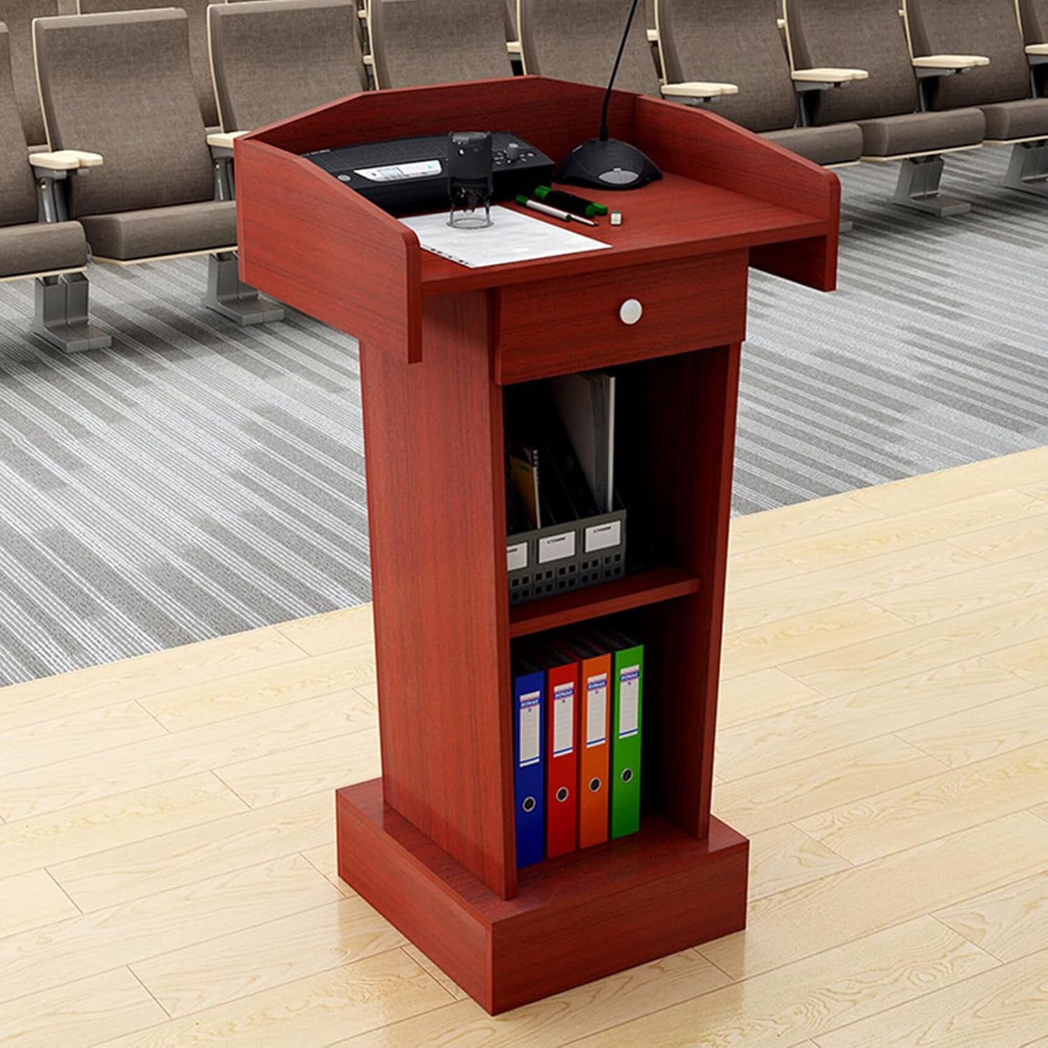 Summit Series Functional Podium – Portable Lectern for Churches & Business Events