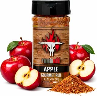 Gourmet Apple Rub | Premium Apple Spice Seasoning for Chicken, Turkey, Pork, Beef and More! | No Artificial Flavors, No MSG added | Runnin’ Wild Foods, 5.3 ounces