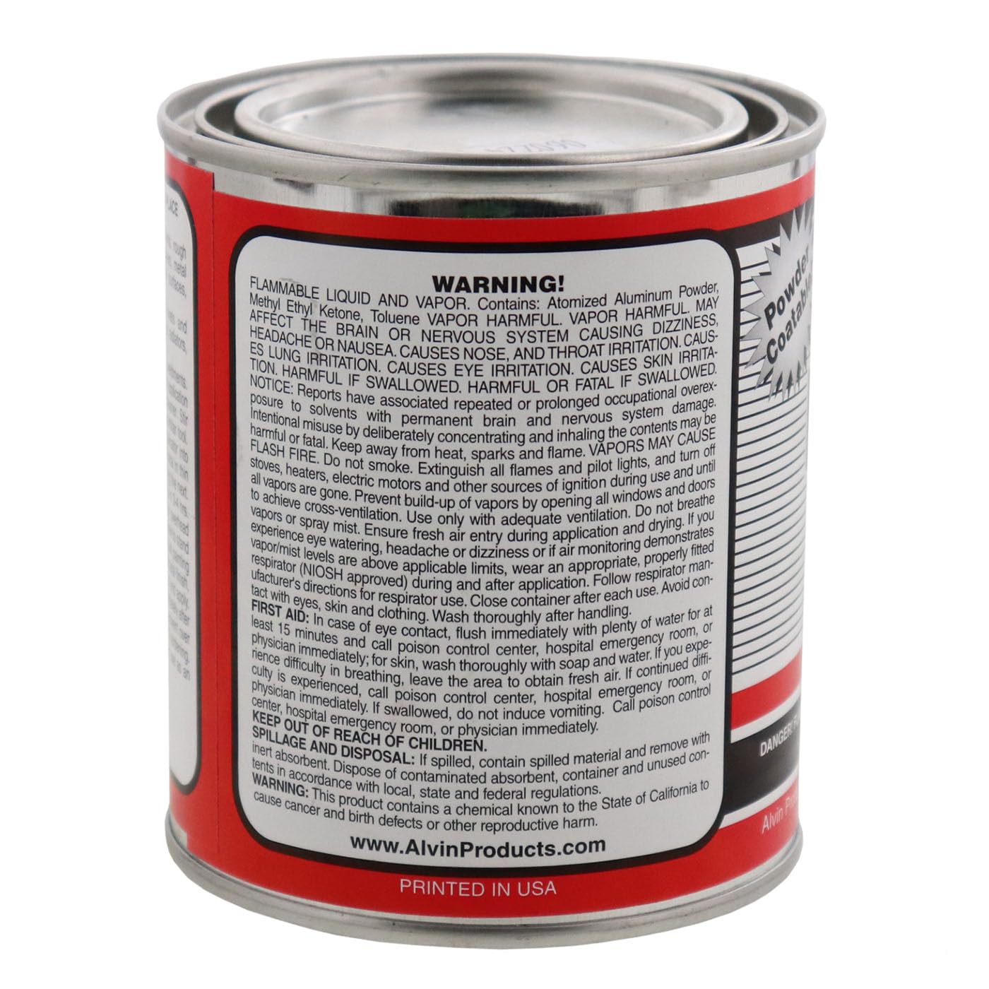 Alvin 24oz Lab Metal Durable Economical Repair Putty Dent Filler & Patching Compound Epoxy