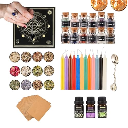 Umiocns Witch Altar Spell Kit - Comprehensive Witch Supplies Set