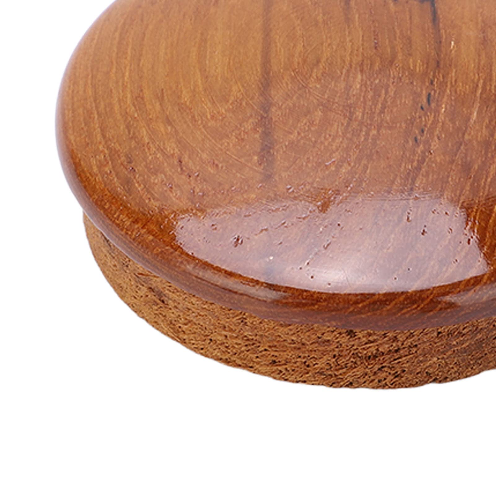 Tappo centrale del volante della barca, copertura del volante marino in legno di teak ad alta durezza per la manutenzione