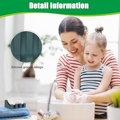 Miniatura 5 de Jabonera de silicona con desagüe para ducha, fácil limpieza y mantiene jabón seco ahorrador, soporte de jabón autodrenante xs0004 xs0004 xs0004