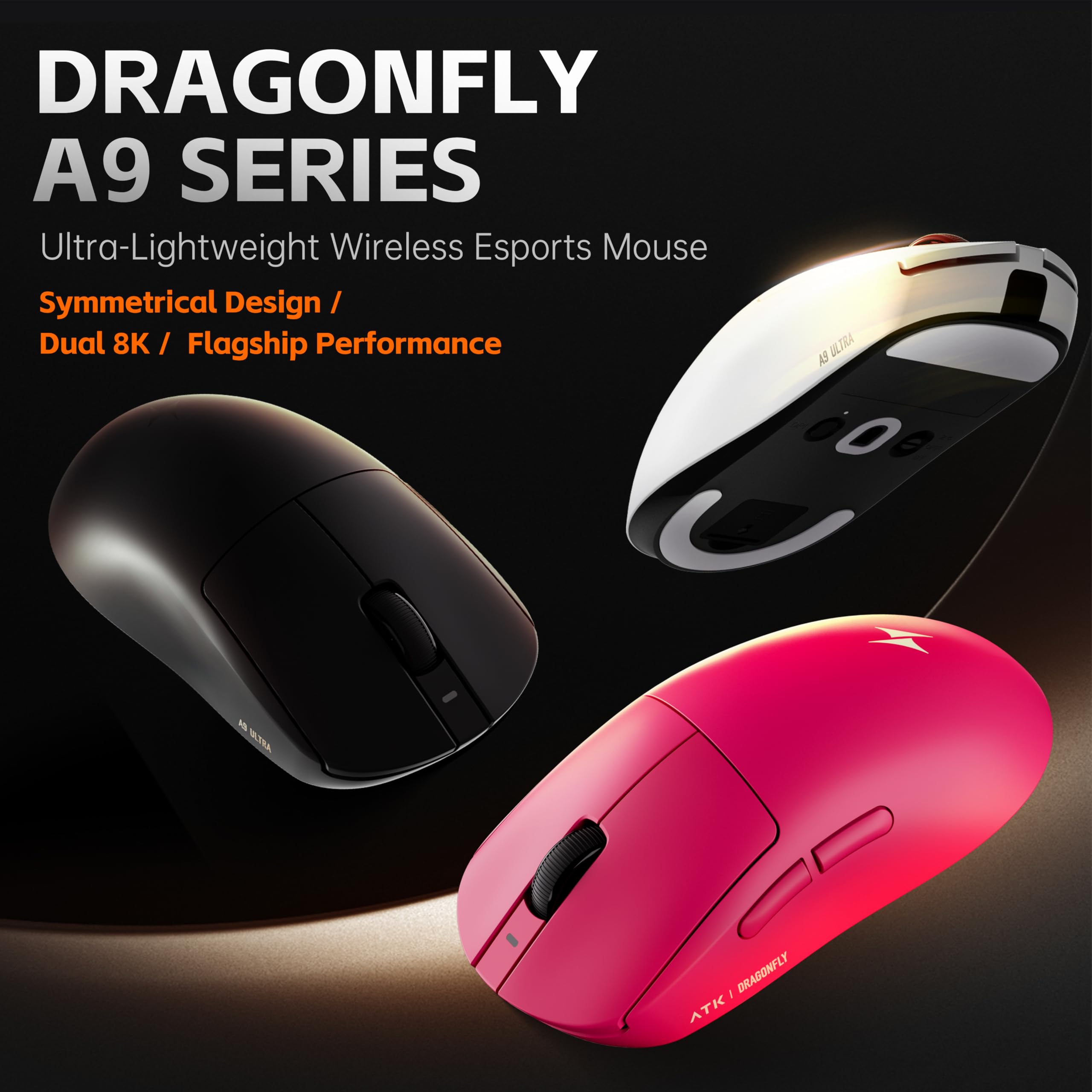 Amazon | ATK A9 Pro Max Wireless Gaming Mouse, PAW3950 Sensor, DPI