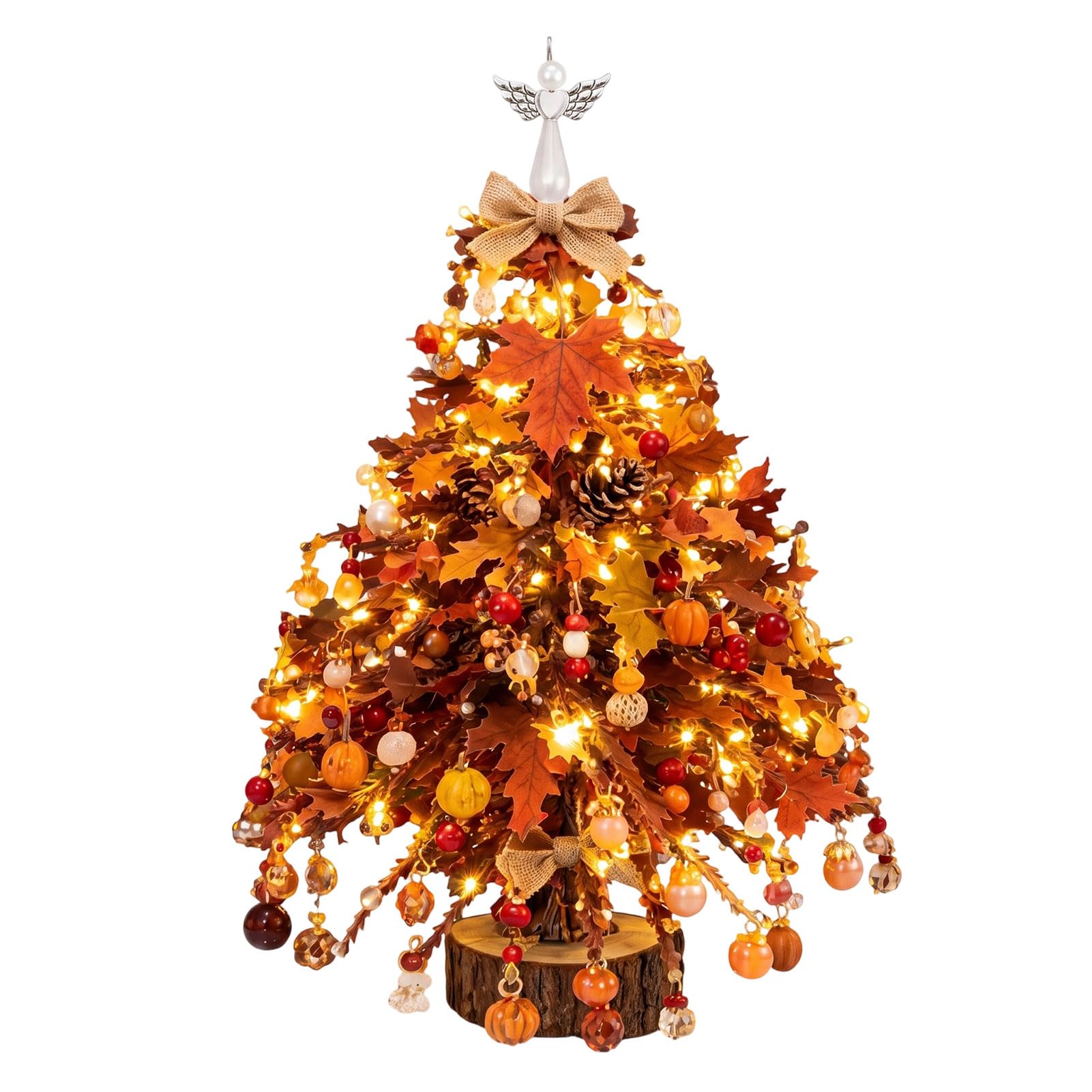 Formemory DIY Beaded Christmas Tree Kit,Tabletop Craft Decoration Set