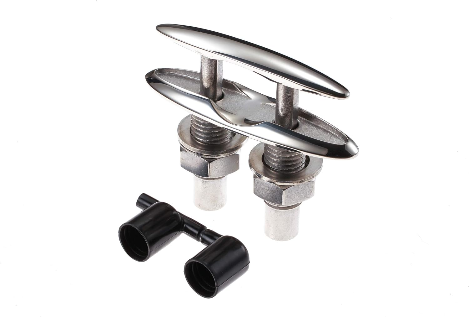 Attwood 66517-1 Retractable Low-Profile Stainless Steel Marine Boat 6-Inch Neat Cleat