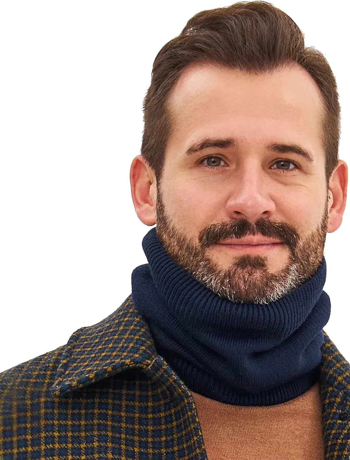 Winter Neck Warmer Gaiter for Men, Neck Scarf Neck Gaiter Women Ski, Fleece Windproof Face Mask Scarves