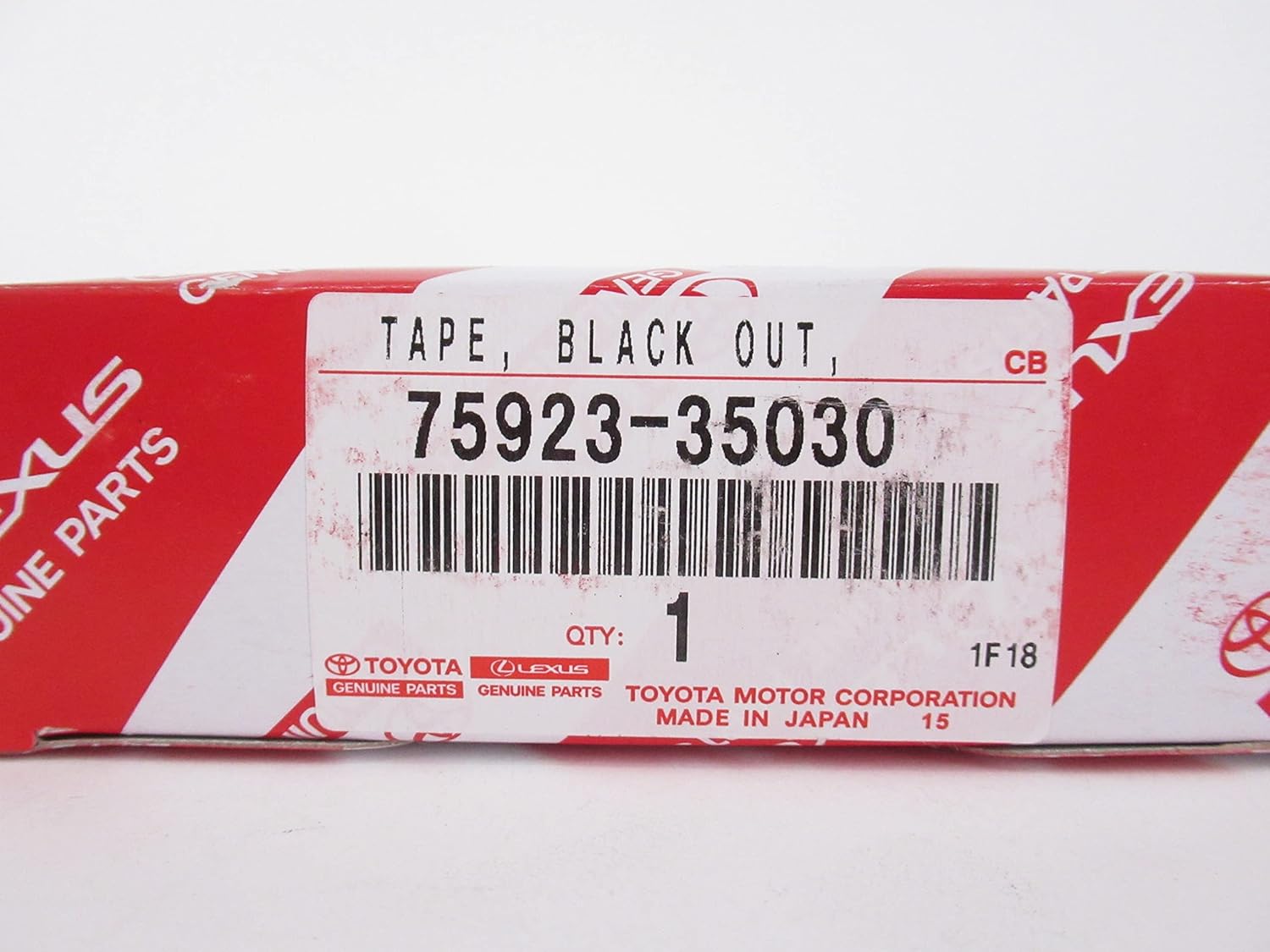 Toyota 75923-35030 Black Out Tape
