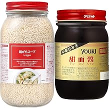 Set purchase by Amazon Chicken Soup, 17.6 oz 500 g Happy Belly + Yuuki Foods Sweet Sauce Chinese Sweet Miso 17.6 oz 500 g