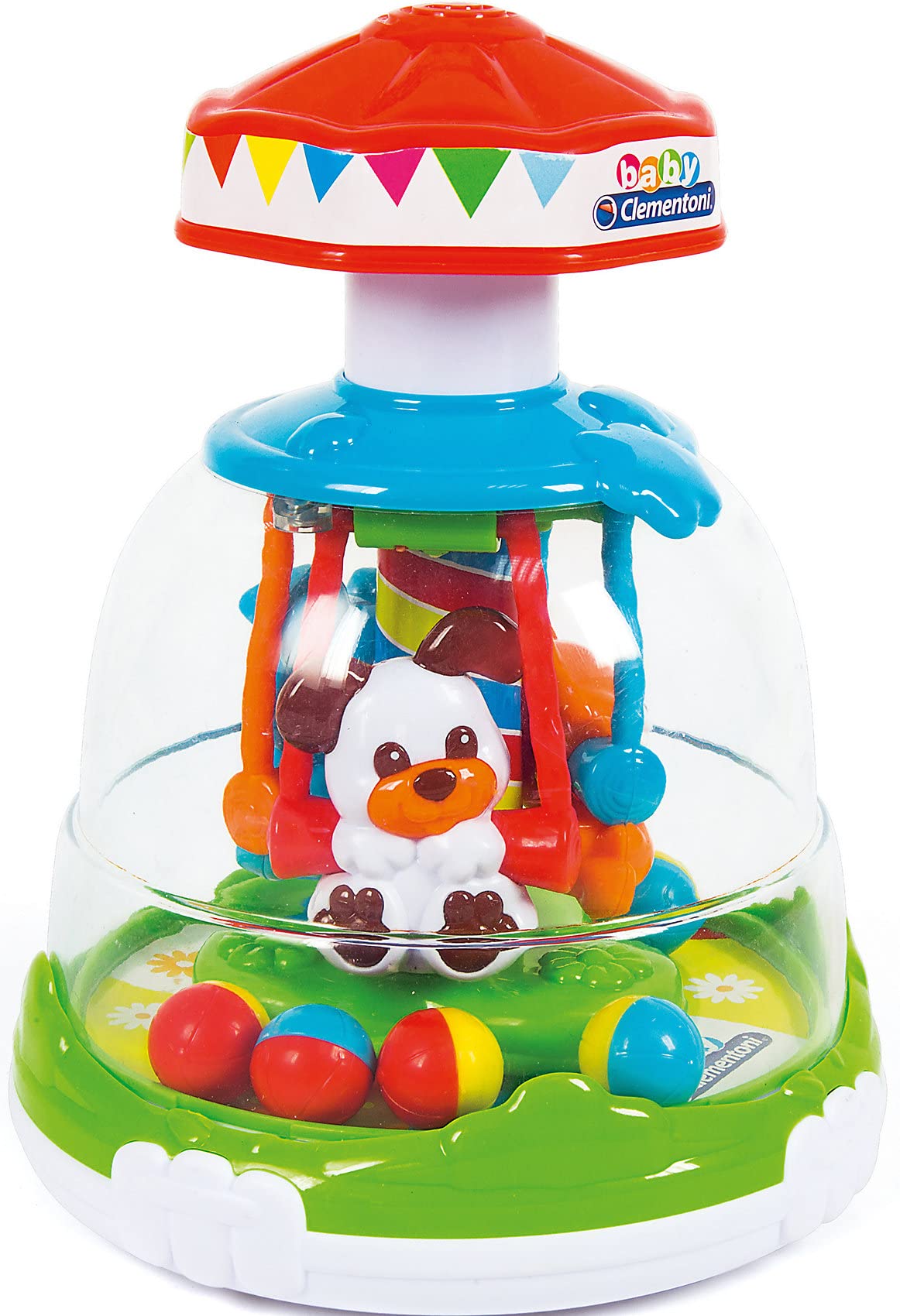 Clementoni- Peonza Parque Infantil, Multicolor, Talla única (17193)