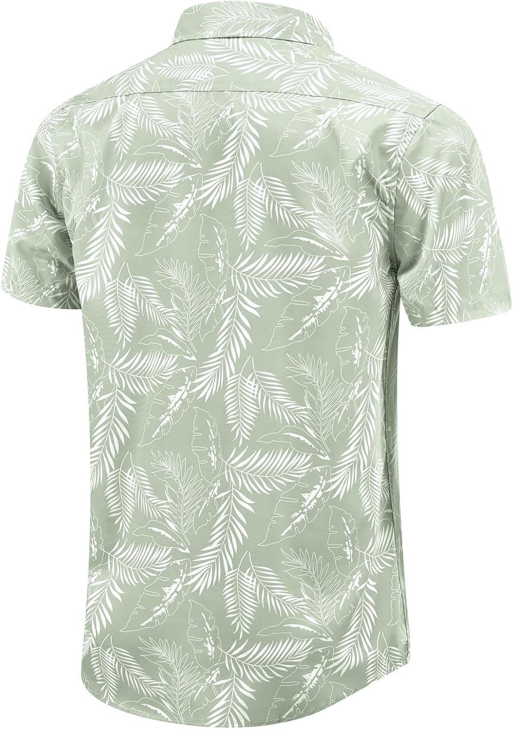 EUOW Men's Hawaiian Shirt Short Sleeve Printed Button Down Summer Beach Dress Shirts - Image 4