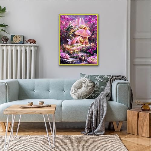 Miniatura 3 de hill froeistung Kits de pintura de diamantes de mar 5D para adultos, kits de arte de diamantes de flores para adultos adolescentes principiantes,