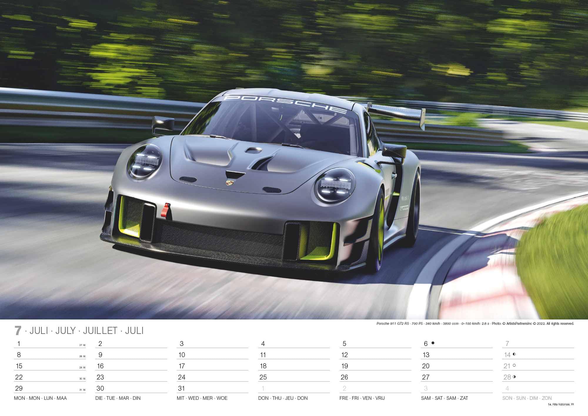 Sports Cars 2024 - Foto-Kalender - Wand-Kalender - 42x29,7 - Autos: Wandkalender A3