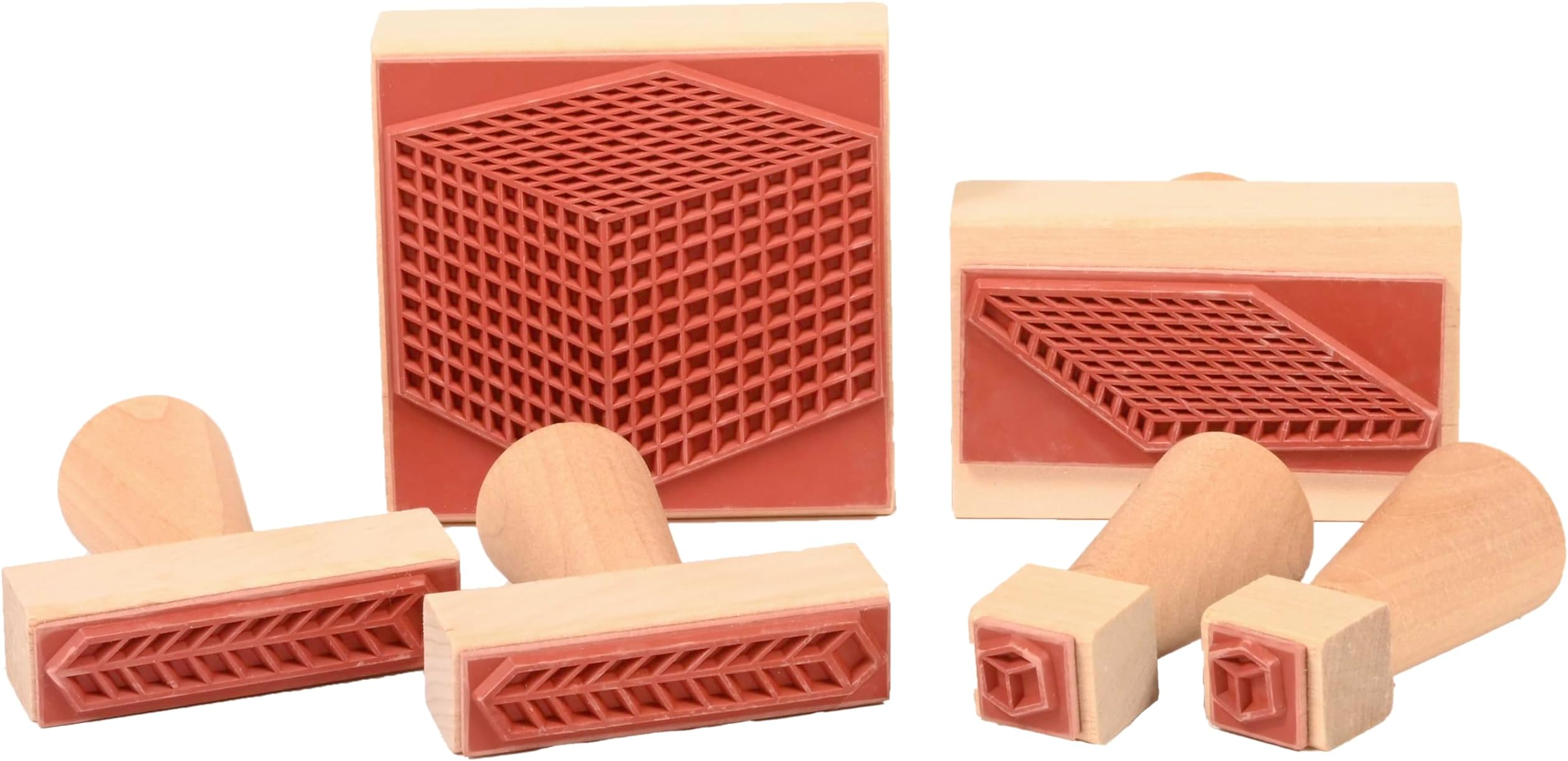 Center Enterprises Inc. Base 10 Block Stamps, Set of 6