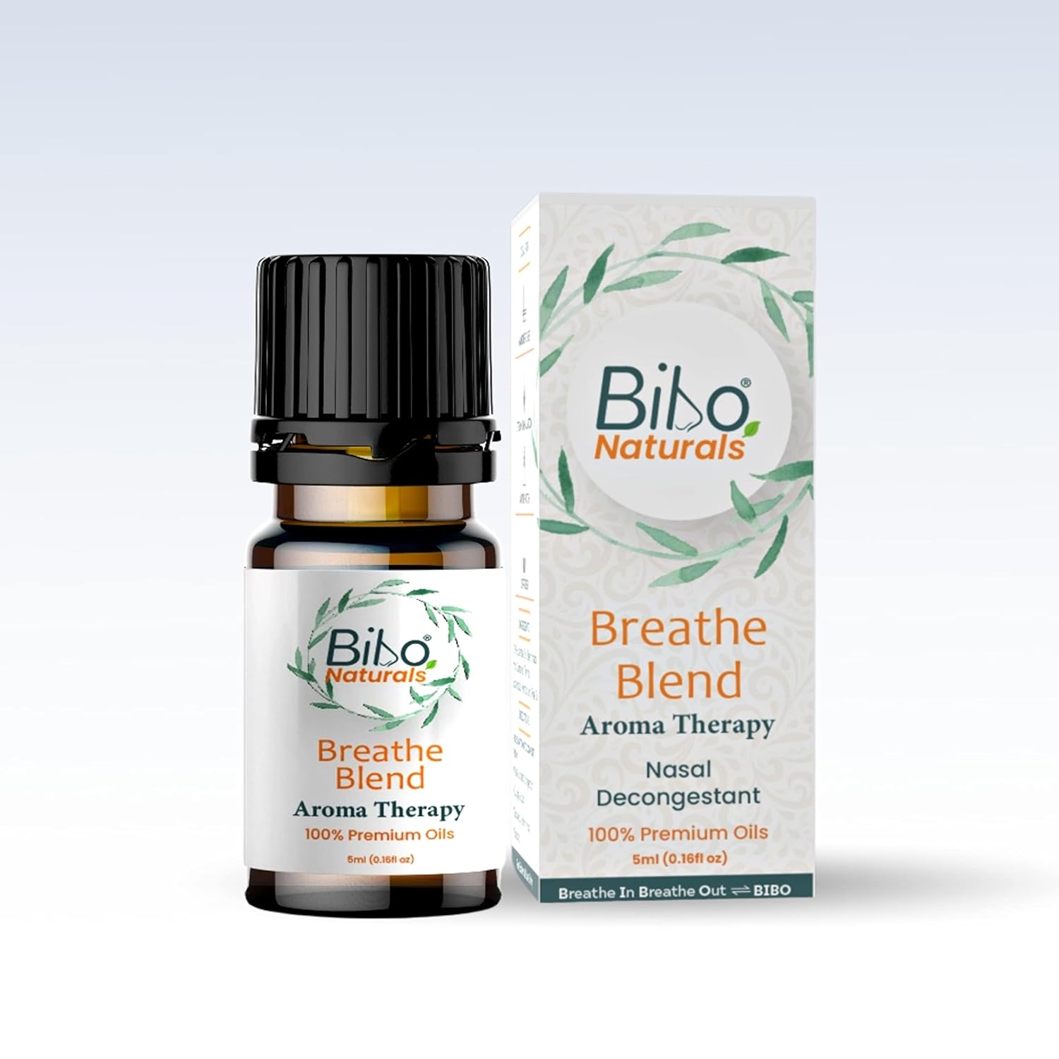 Bibo Breathe Blend Aroma Therapy Nasal Decongestant Premium