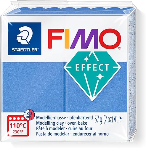 Miniatura 3 de FIMO - Arcilla para modelar horno de polímero suave, bloques de 2.01 oz, 6 unidades, colores metálicos