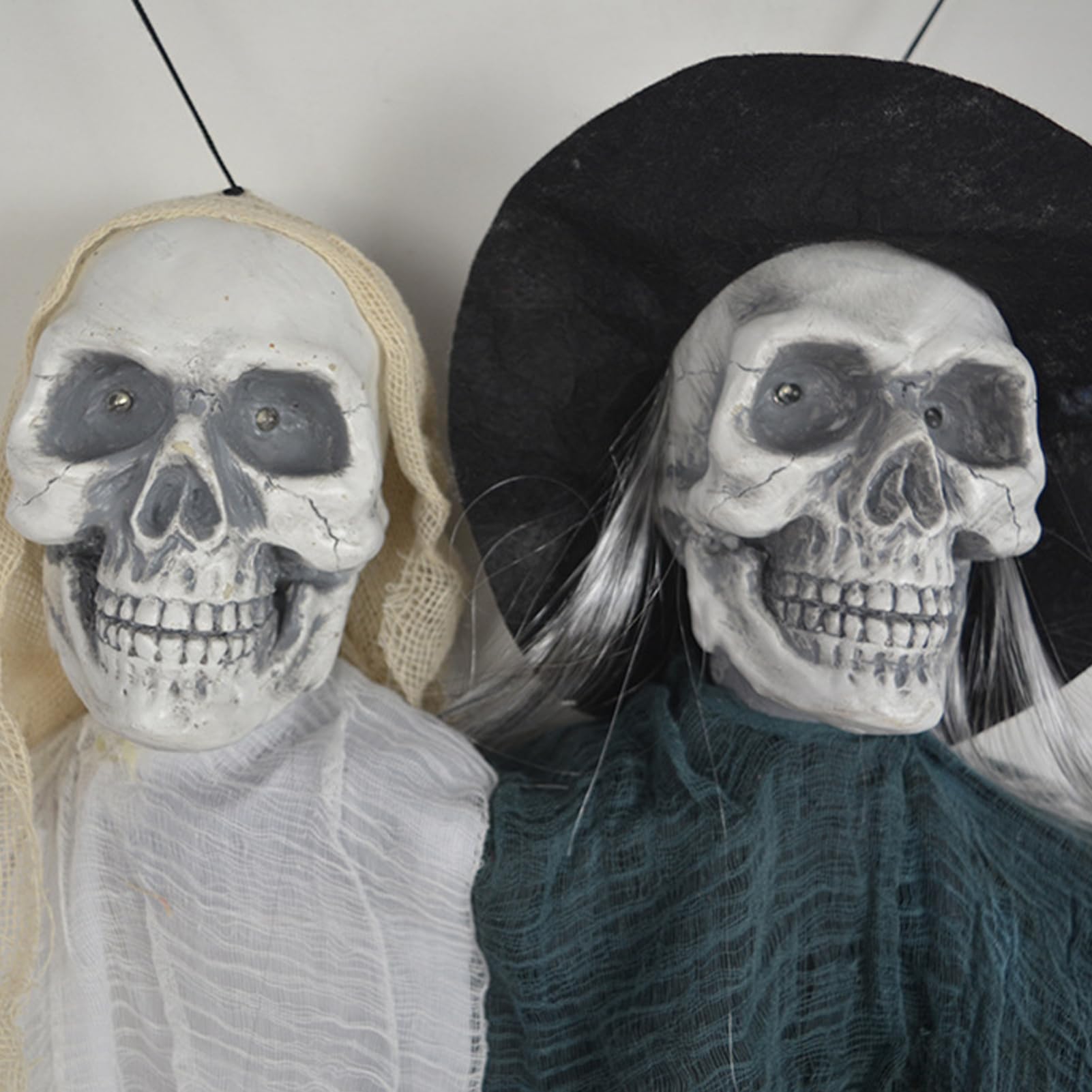 Dekoracje Szkieletowe Horror Rekwizyty z Dźwiękiem Straszna Panna Młoda i | Dekoracje halloweenowe do pomieszczeń Na Podwórko, Balkon, Trawnik, Patio, Ganek, Ogród, Dziedziniec