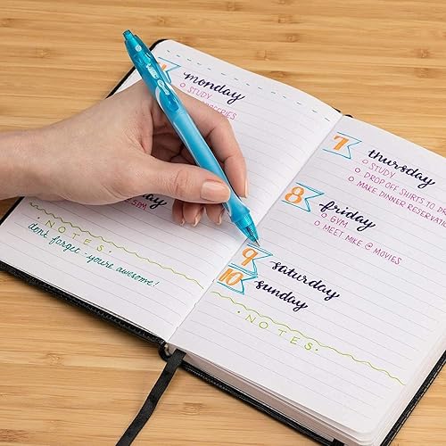 Miniatura 5 de BIC Gel-ocity - Bolígrafos de gel retráctiles de secado rápido, punta media (0.028 in), juego de 10 bolígrafos de gel de colores con agarre de