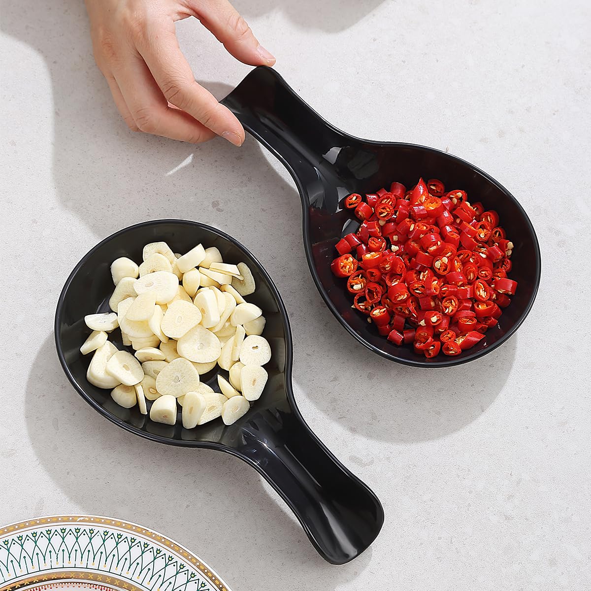 Kyraton Reposa Cucharas Cocina Juego De 2 Piezas, Utensilios De Cocina, Porta Utensilios De Cocina De Plástico Para Cucharas, Pinzas, Espátulas, Soporte Para Cucharas De Cocina, Apto Para Lavavajillas