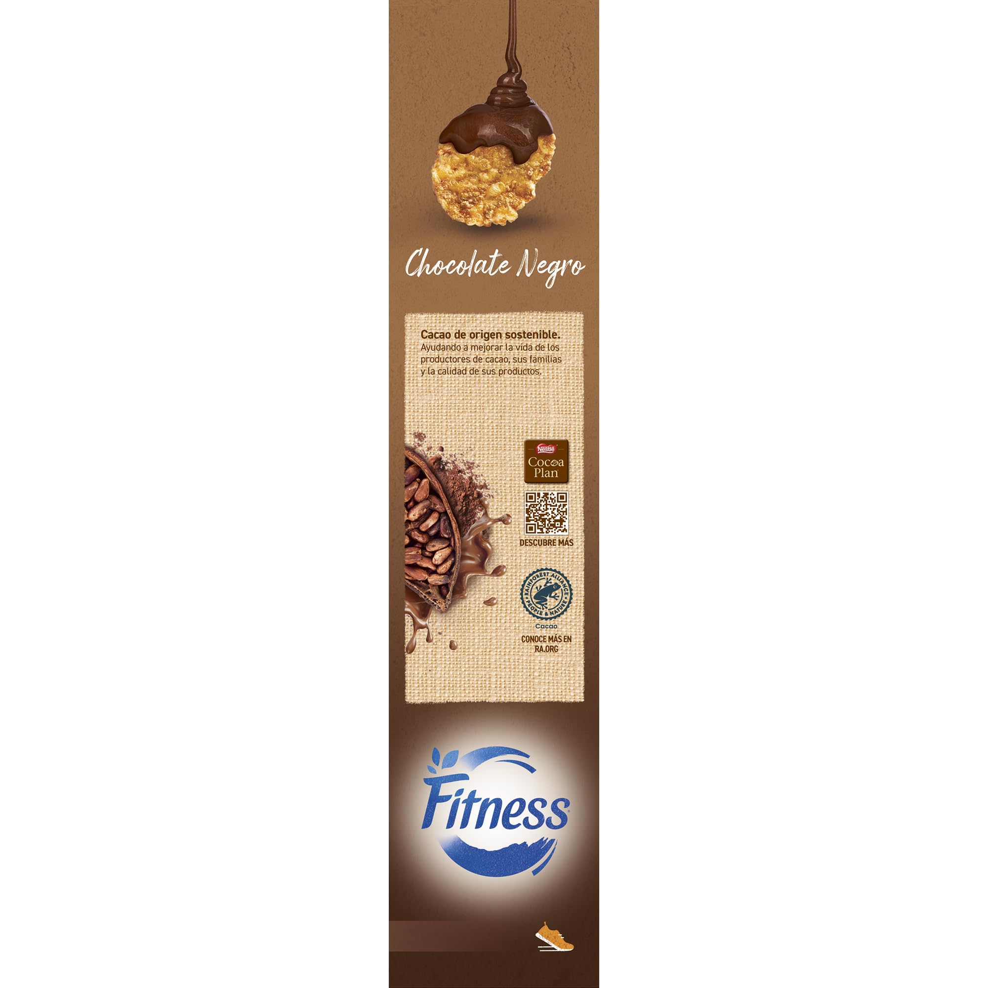 Cereales Nestlé Fitness Chocolate Negro - 12 paquetes de 540g