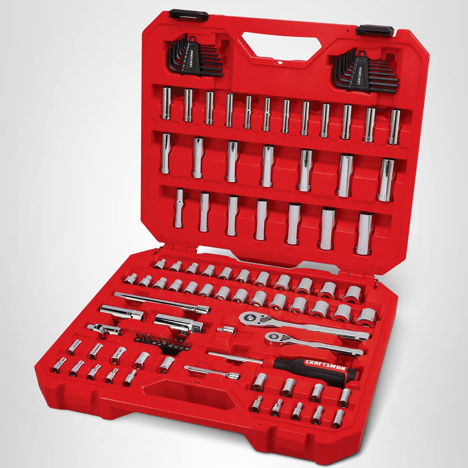 CRAFTSMAN Mechanics Tool Set 105 Pcs, Standard (SAE) and Metric