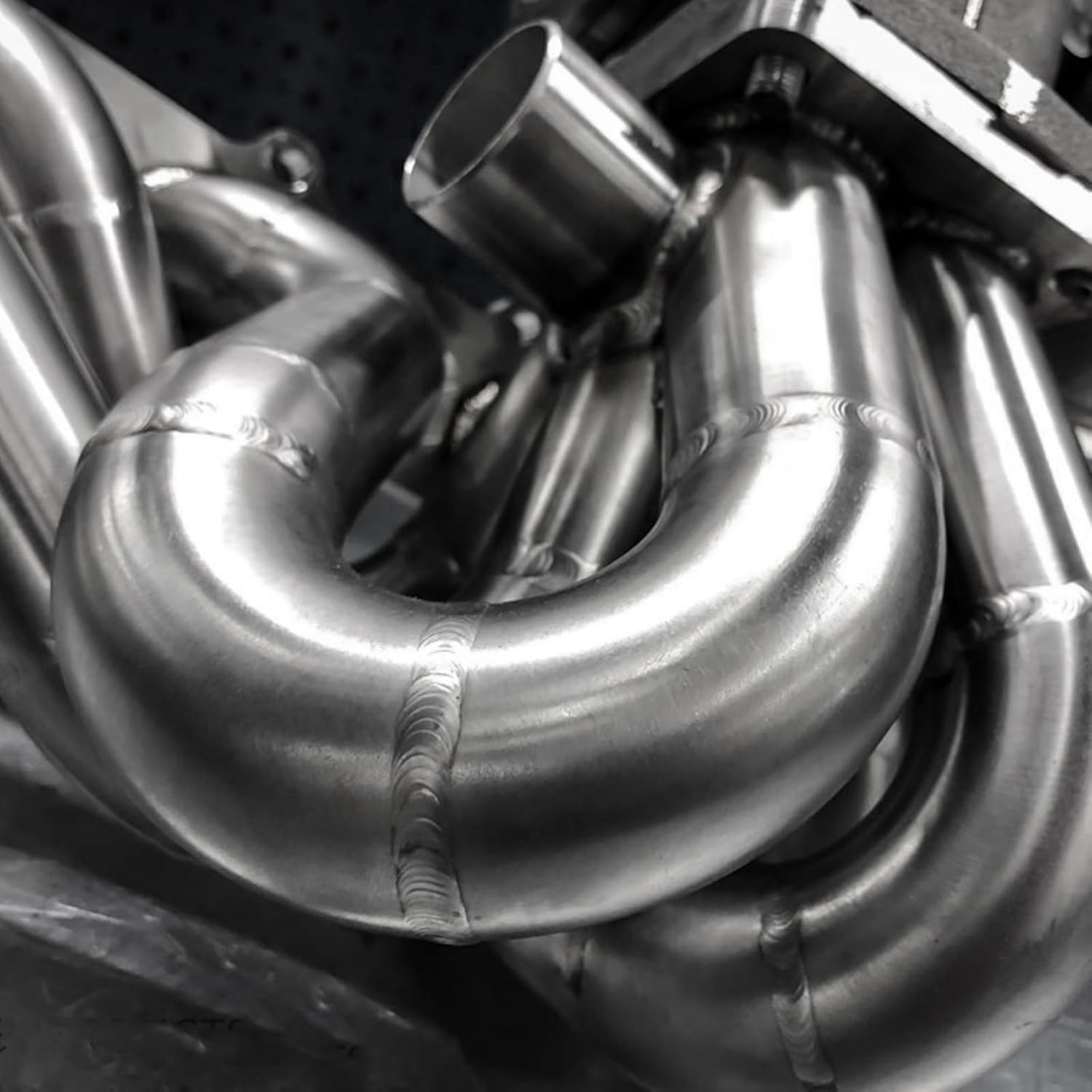 4PCS 304 Stainless Steel 3 Inches Mandrel Bend Elbow, 90 Degree Thickness 0.08 Inch/2mm Exhaust Elbow Pipe for Car Modified Exhaust, Exhaust System