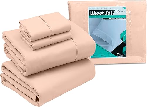 Miniatura 8 de RUVANTI Juego de sábanas California King, lujosas y sedosas, transpirables, acogedoras y cómodas, bolsillo profundo de 15 pulgadas (para hasta 17