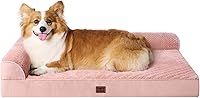 Vista 78 de EHEYCIGA Cama ortopédica XL para perro de espuma viscoelástica, cama lavable para perro con forro impermeable y funda extraíble, sofá extragrande