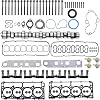 Non MDS 5.7 HEMI Lifters Camshaft Cam Kit Head Gasket with Plugs Fits for Dodge Charger Durango Magnum Ram 1500 2500 3500 V8 Chrysler Jeep Grand Cherokee 5.7L 2005-2008 53022064AA 5038784AD