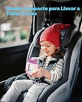 Vista 5 de Tarjetas didácticas parlantes rosas para niños de 1, 2, 3 y 4 años, aprendizaje de idiomas, terapia del habla de bolsillo, para autismo, juguetes