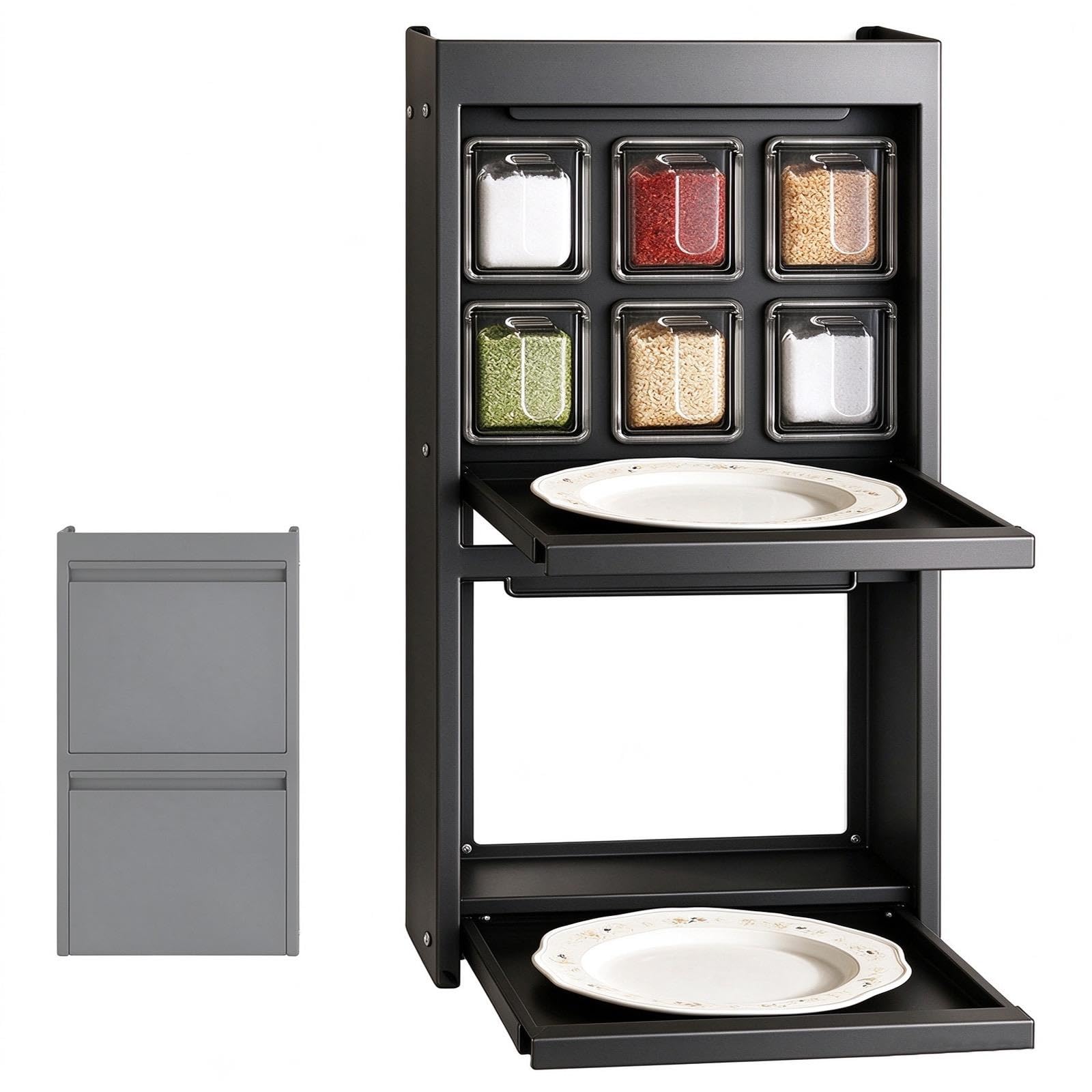 Armario Cocina Pared, Puerta Abatible Hacia Abajo, Tirador Empotrado
