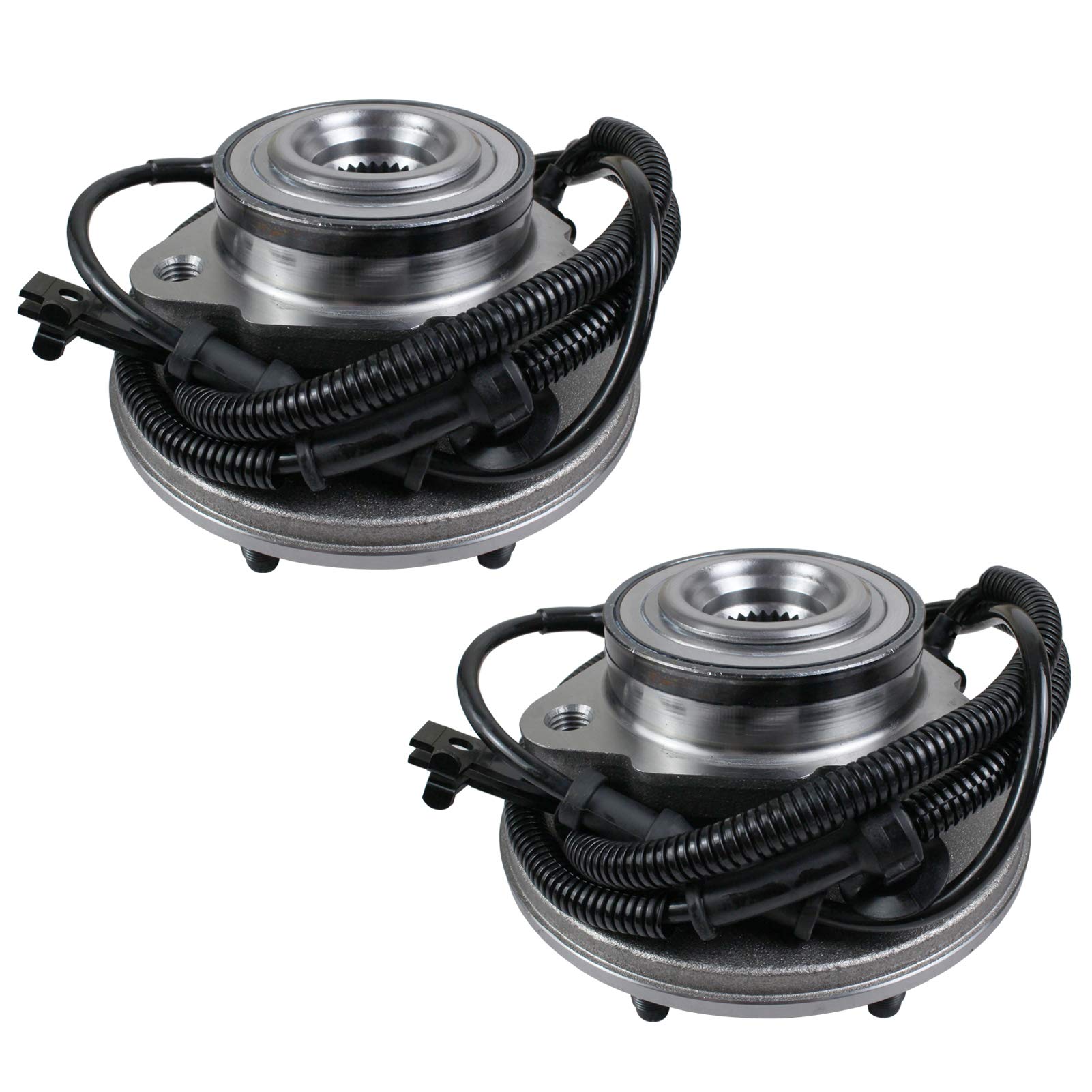 Photo 1 of MACEL 515078 Set of 2 Front Wheel Hub Bearing Assembly Compatible with Ford Explorer 2006-2010, Ford Explorer Sport Trac 2007-2010, Mercury Mountaineer, 5 Lugs W/ABS