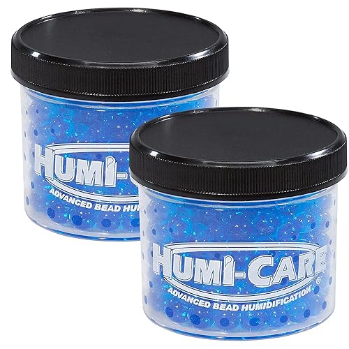 Humidification Crystal Gel Two 4oz Jars For 40-150 Capacity Humidors