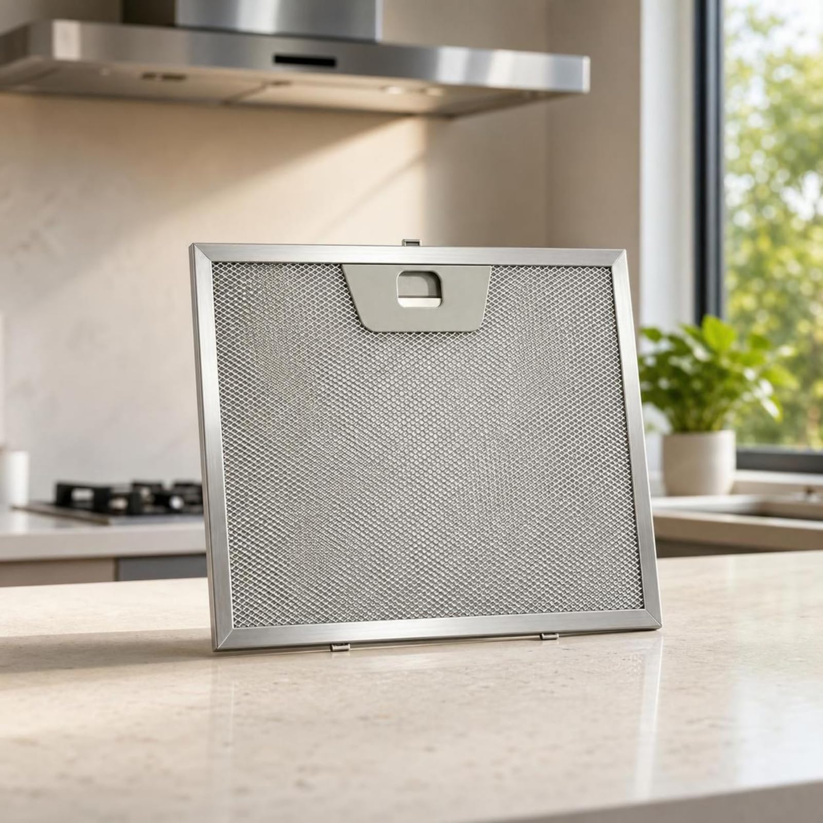 Filtro Antigrasso Metallico Rigido Filtri Resistente per Cucina