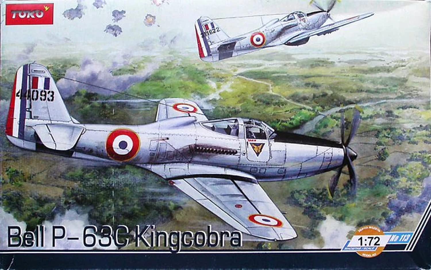 Amazon | TOKO 1/72 P-63C キングコブラ戦闘機 仏軍ベトナム戦