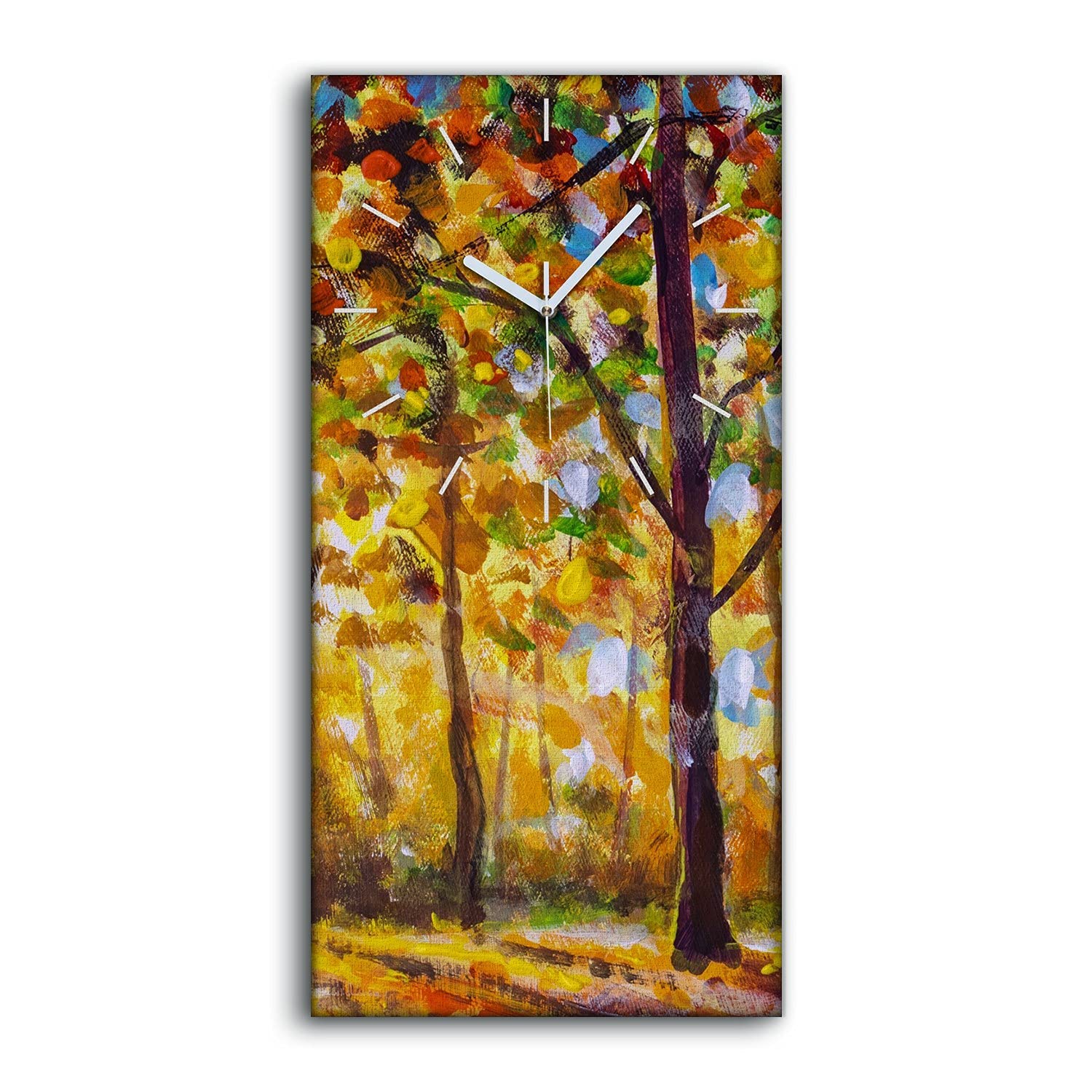 Horloge silencieuse en toile contre le bruit des aiguilles pour chambre et salon
