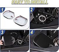 Vista 4 de Cubiertas de Torre de Puntal Trasero Compatibles con Chevrolet Corvette C8 2020-2023, Panel de Cubierta de Protección contra Impactos de Plástico