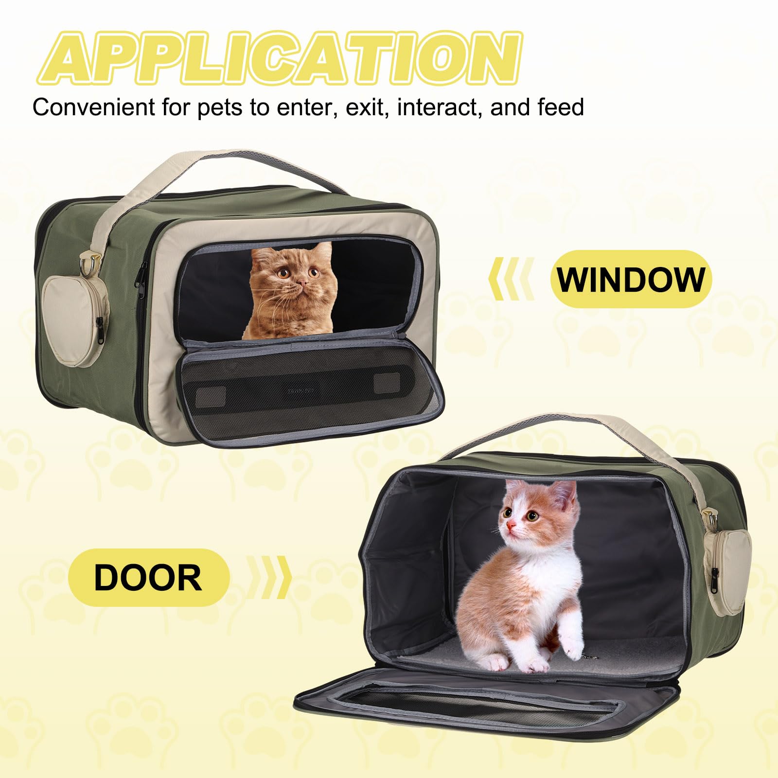 QUARKZMAN Transportín para Gatos para Mascotas, Correa Ajustable para El Hombro, Bolsa Transportadora para Perros Y Gatos Transpirable hasta 14.3 Lbs (Púrpura),