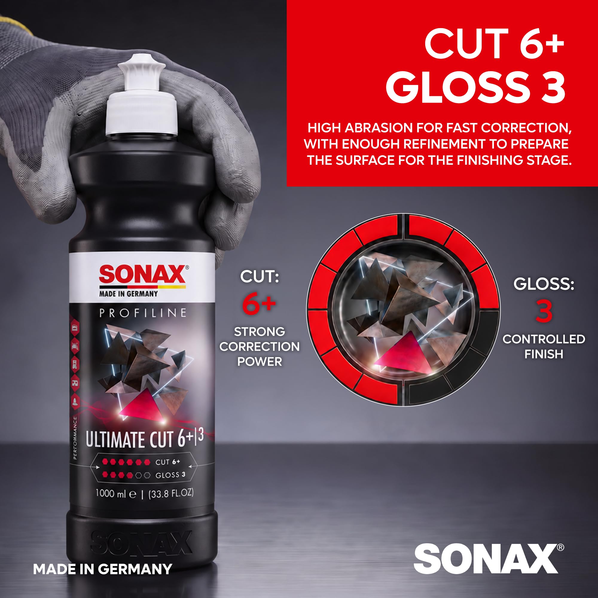 Amazon | Sonax 239300 アルティメットカット1L | ポリッシャー | 車