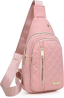 tecokart Crossbody Bags for Women – Stylish Pink Sling Bag, Lightweight & Durable Nylon, Multi-Purpose Travel Shoulder Bag for Girls, Kids, and Women, Pink-picture-43