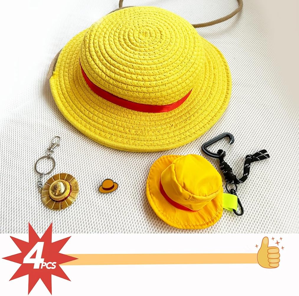 Amazon.co.jp: ONEPIECE ルフィ麦わら帽子型バックパックセット、OP