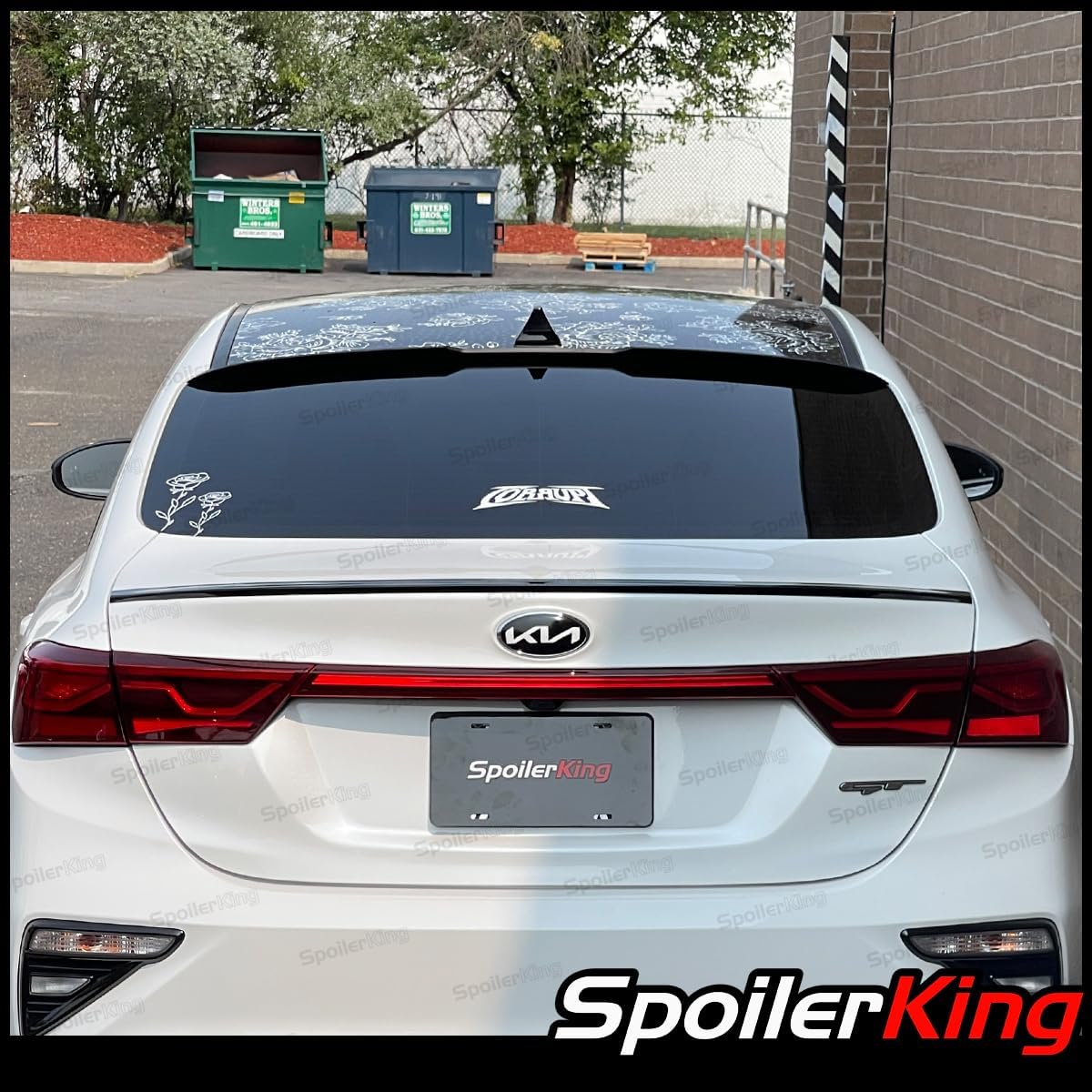 Rear Window Roof Spoiler Compatible with Kia Forte 2019-2024 (284RC)