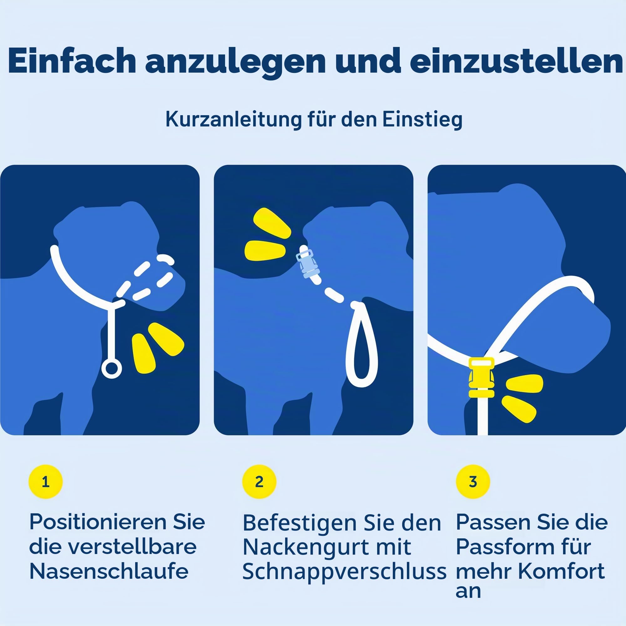 PetSafe Gentle Leader Hundekopfhalsband, die ultimative Lösung gegen Ziehen, leitet das Ziehen des Hundes um, für einfachere Spaziergänge, hilft dir, die Kontrolle wiederzuerlangen, Größe L, Anthrazit