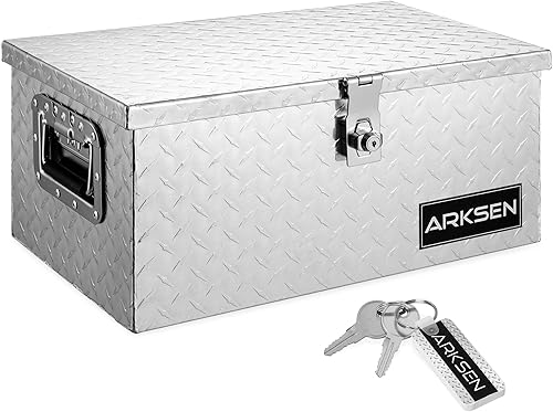 Miniatura 8 de ARKSEN Caja de herramientas de aluminio resistente e impermeable de 49 x 15 x 15 pulgadas, caja de herramientas de aluminio resistente al agua con