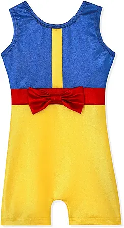 HOZIY Gymnastics Leotards for Girls Sparkly Biketard Mermaid Green Red Hot Pink Polka Dots