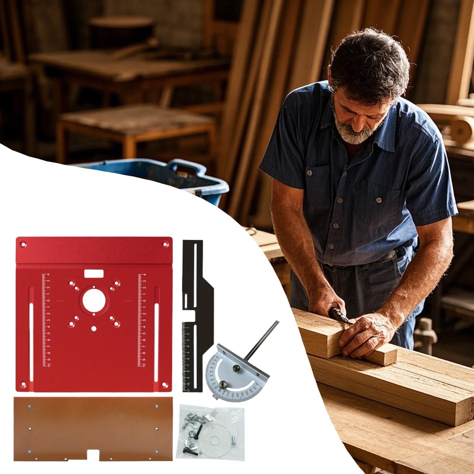 Piastra Per Tavolo Router Strumento Per Lavorazione Del Legno In Lega Di