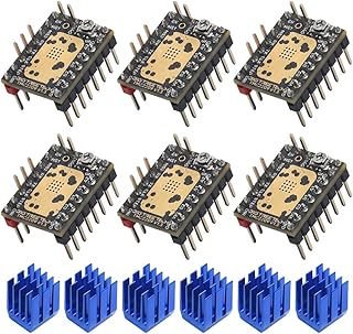 BIGTREETECH Direct 6PCS TMC2209 V1.3 Stepper Motor Driver 2.8A UART Ultra Silent Stepsticks Supports Step/DIR Mode for SKR V1.4 Turbo Manta M4P/5P/M8P Octopus V1.1 Control Board