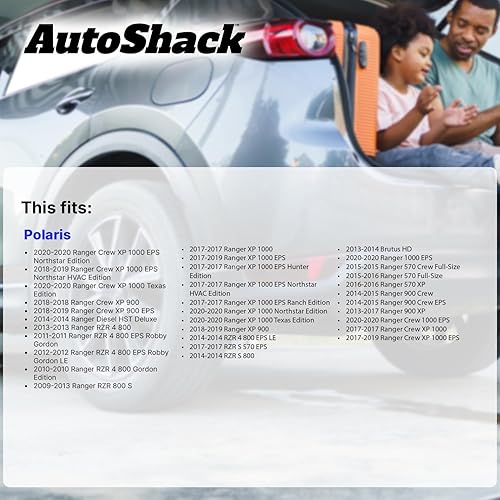 Miniatura 2 de AutoShack ADSKPOL8025 - Conjunto de eje CV delantero derecho o izquierdo para Polaris 2013-2014 Brutus HD 2020 lado del conductor o del pasajero